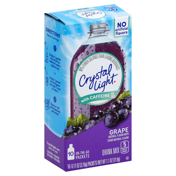 Crystal Light With Caffeine Grape 31.8 G