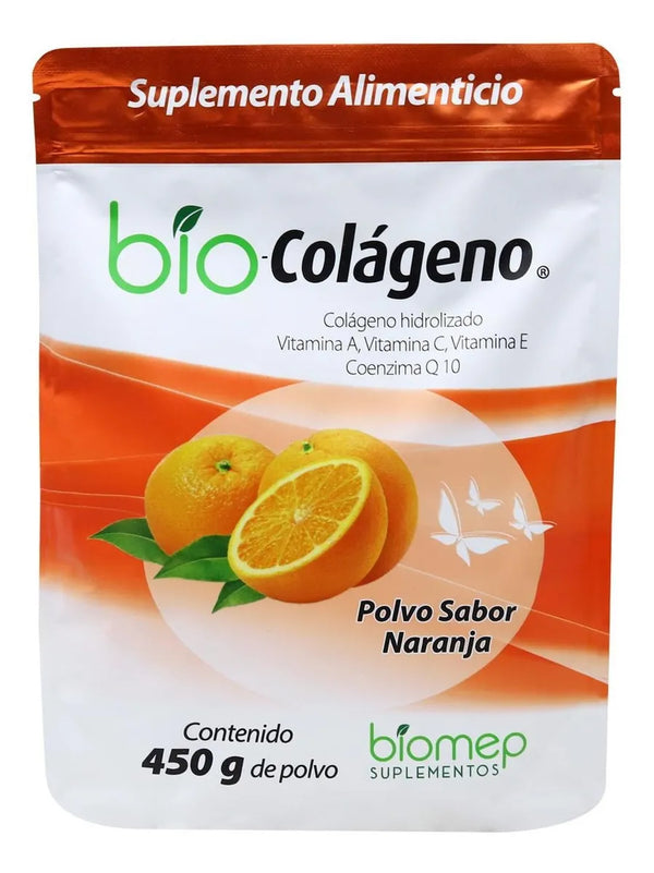 Bio-Colágeno Hidrolizado Sabor Naranja 450 g