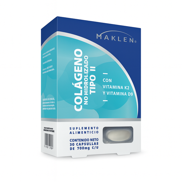 Maklen Colágeno No Hidrolizado 30 cápsulas