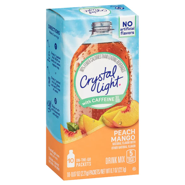 Crystal Light With Caffeine Peach Mango 22.1 G