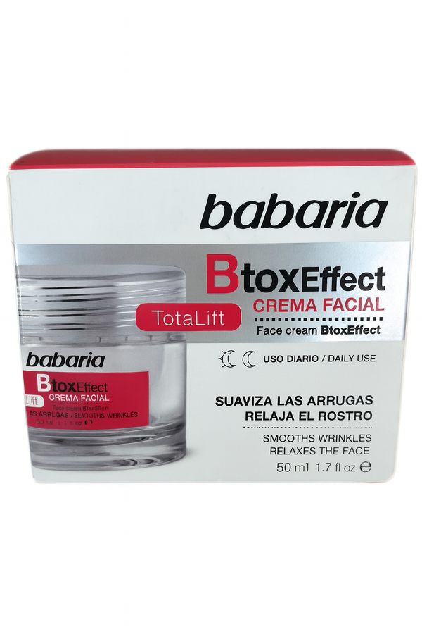 Babaria Crema Facial Btox Effect TotaLift 50 ml (importado)