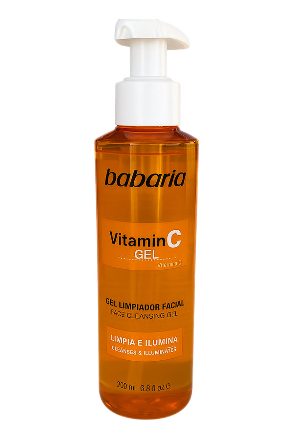 Babaria Gel Limpiador Facial Vitamina C 200 ml (Importado)