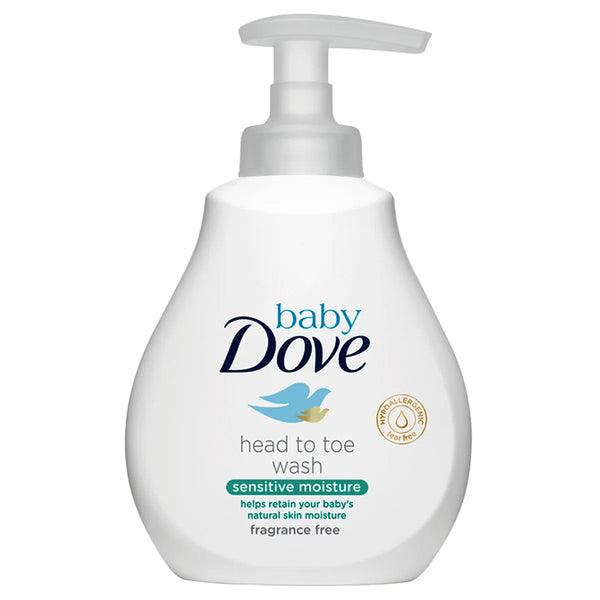 Baby Dove Head to Toe Wash Sensitive Moisture Sin Fragancia 200 ml