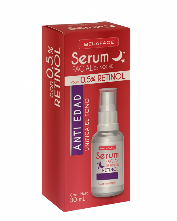 Belaface Serum Facial de Noche con 0.5% Retinol  30 ml