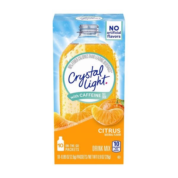 Crystal Light With Caffeine Citrus 26 G