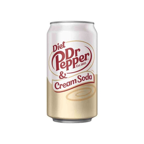 Dr. Pepper Diet & Cream Soda 355ml
