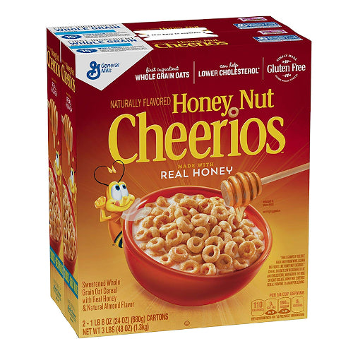 Honey Nut Cheerios Made With Real Honey 1.3Kg