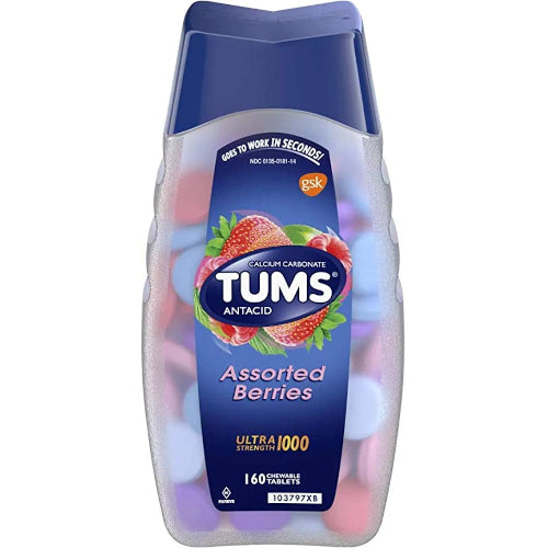 Tums Assorted Berries 160 Tablets