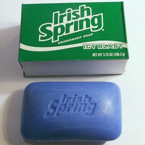 Irish Spring Deodorant Soap Icy Blast 103.6g