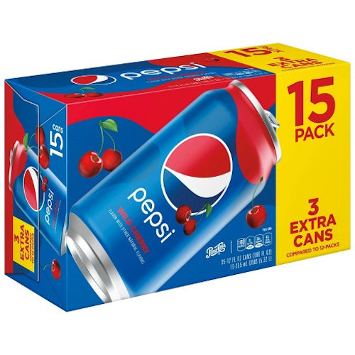 15 Pack Pepsi Wild Cherry