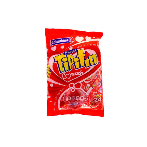 Paletas Tipitin Corazon 288g